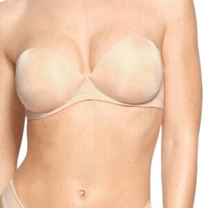Skims Ultimate Push Up Strapless Bra - Sand - NWT - 40D